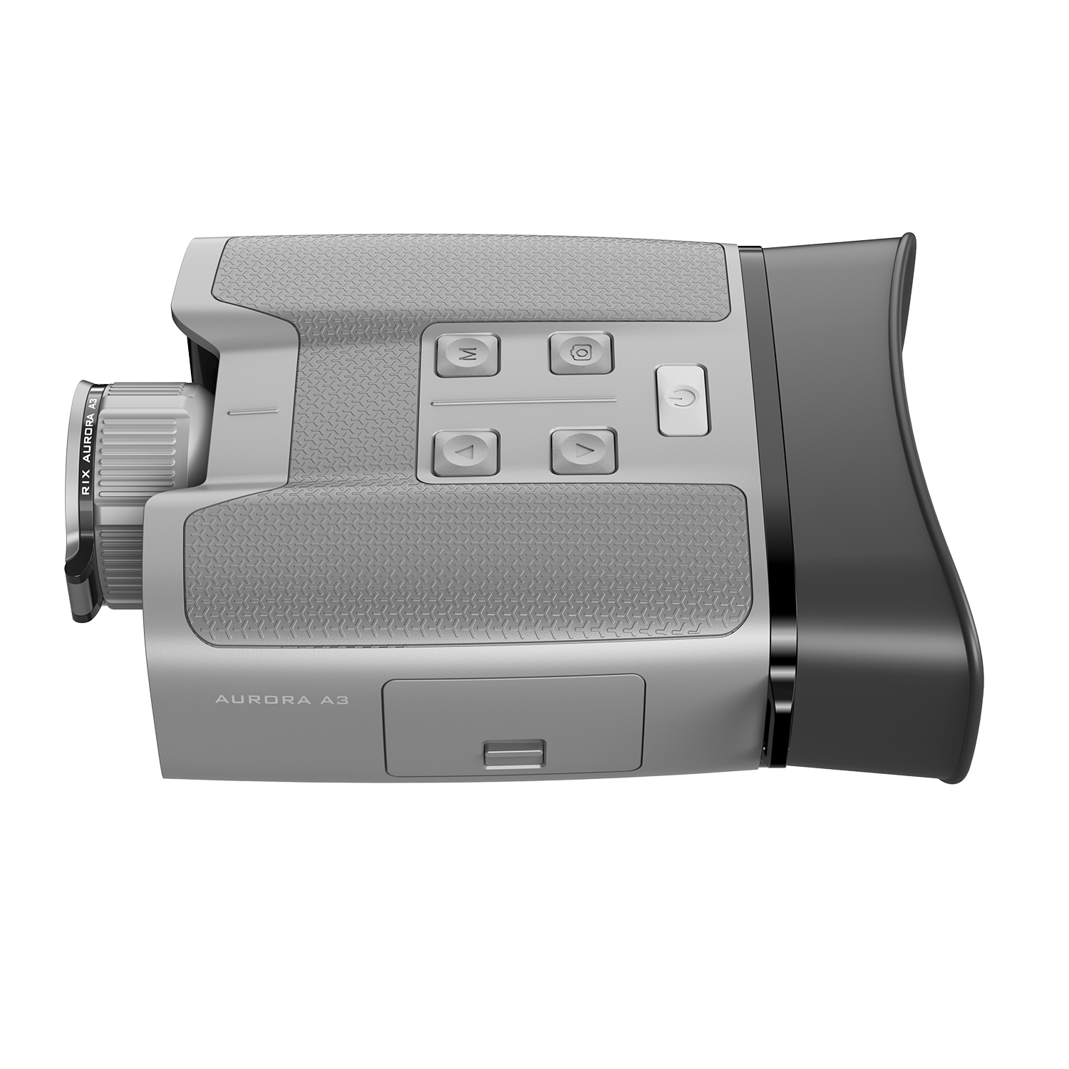 Side view of a thermal binoculars