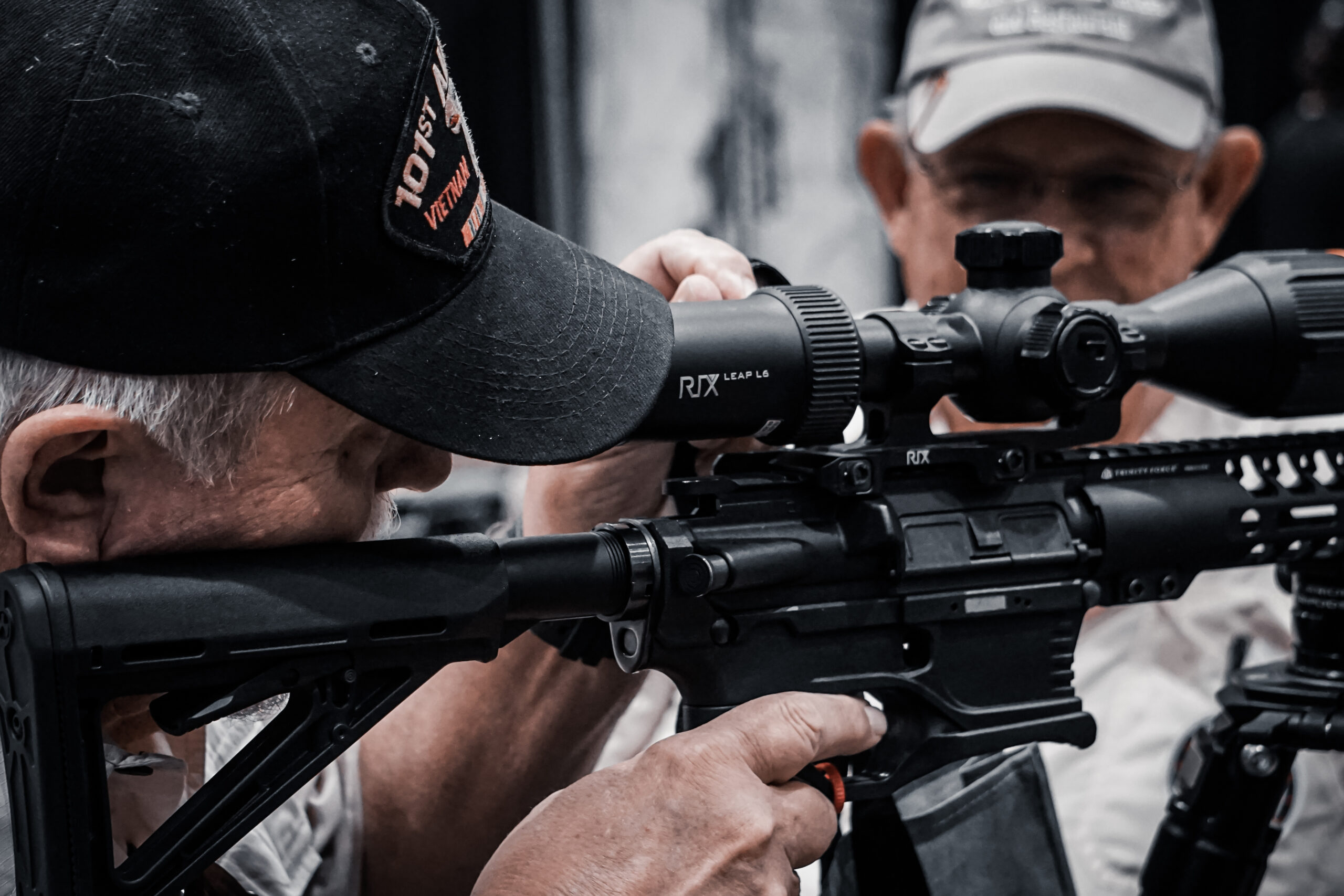 Social media influencers and YouTubers are testing out the Rix Laep series thermal scopes mounted on AR-15 rifles.