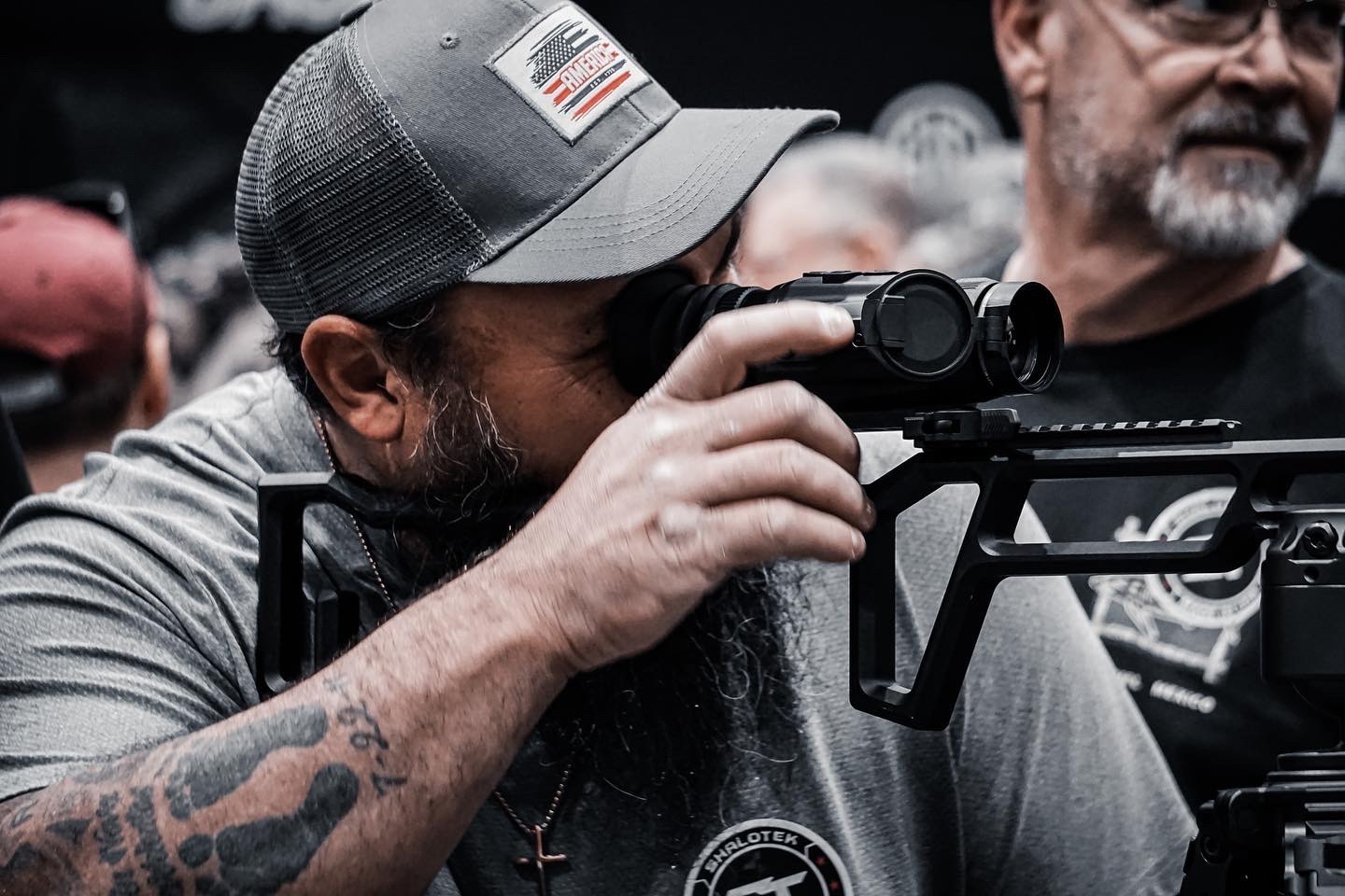 Social media influencers and YouTubers are testing out the Rix Storm series thermal scopes mounted on AR-15 rifle.