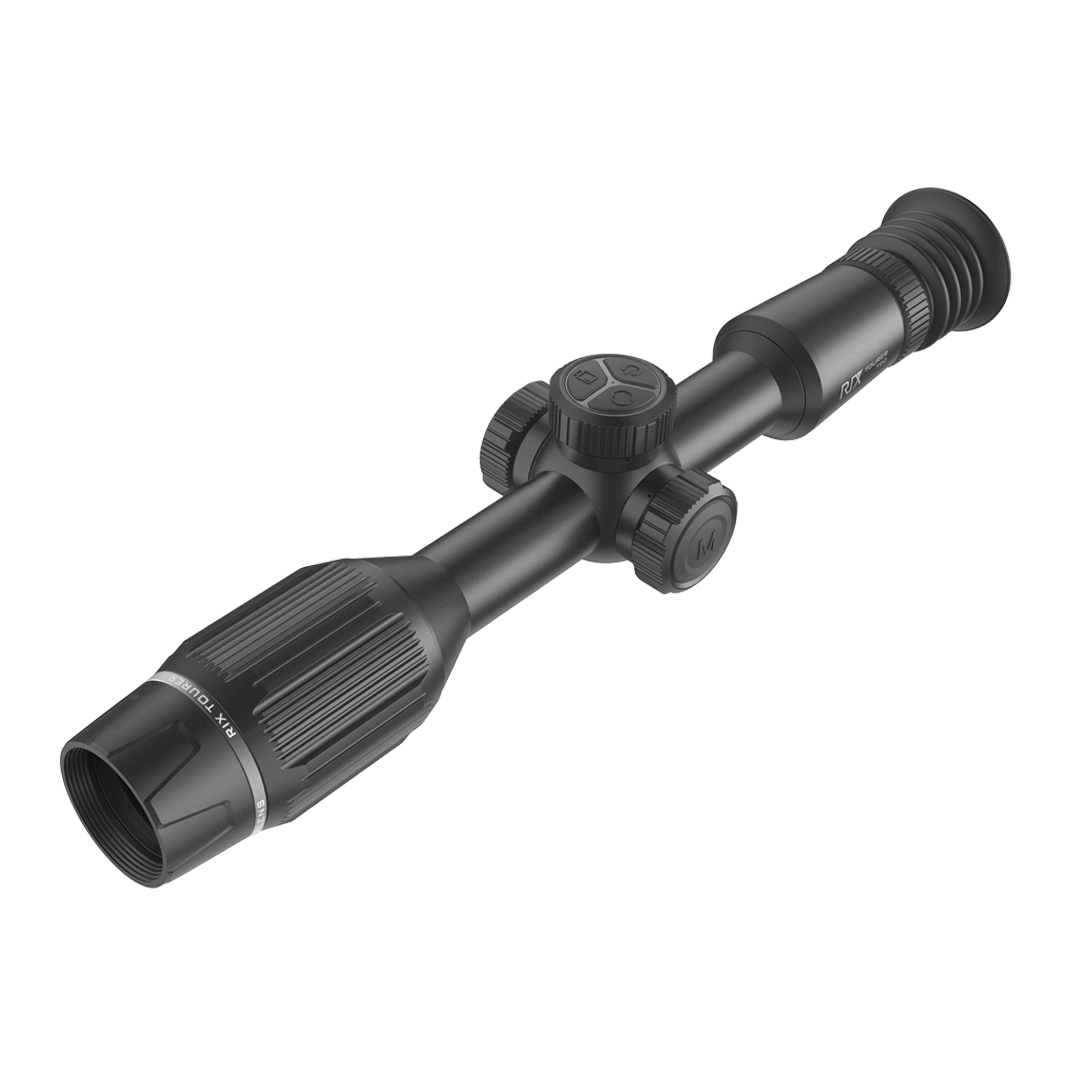 Side view diagram of the RIX Tourer T20 night vision scope