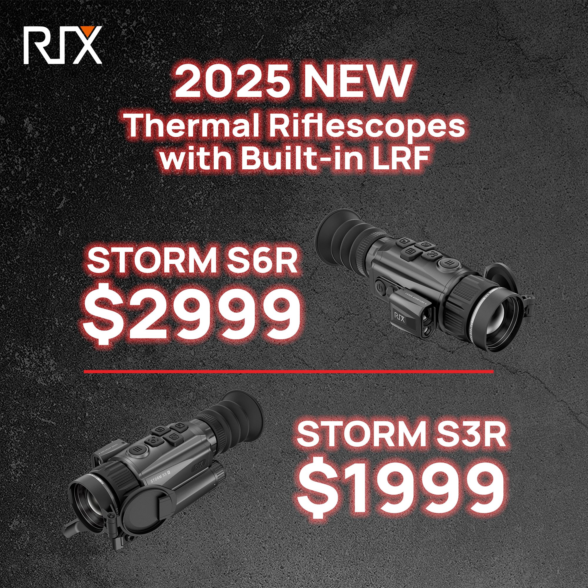 Thermal Rifescopes with Built-in LRF