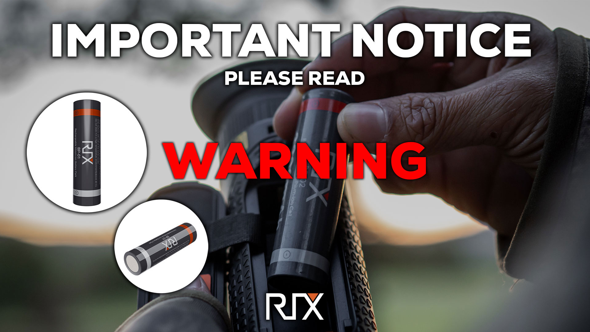 RIX Battery Recall – Please Read